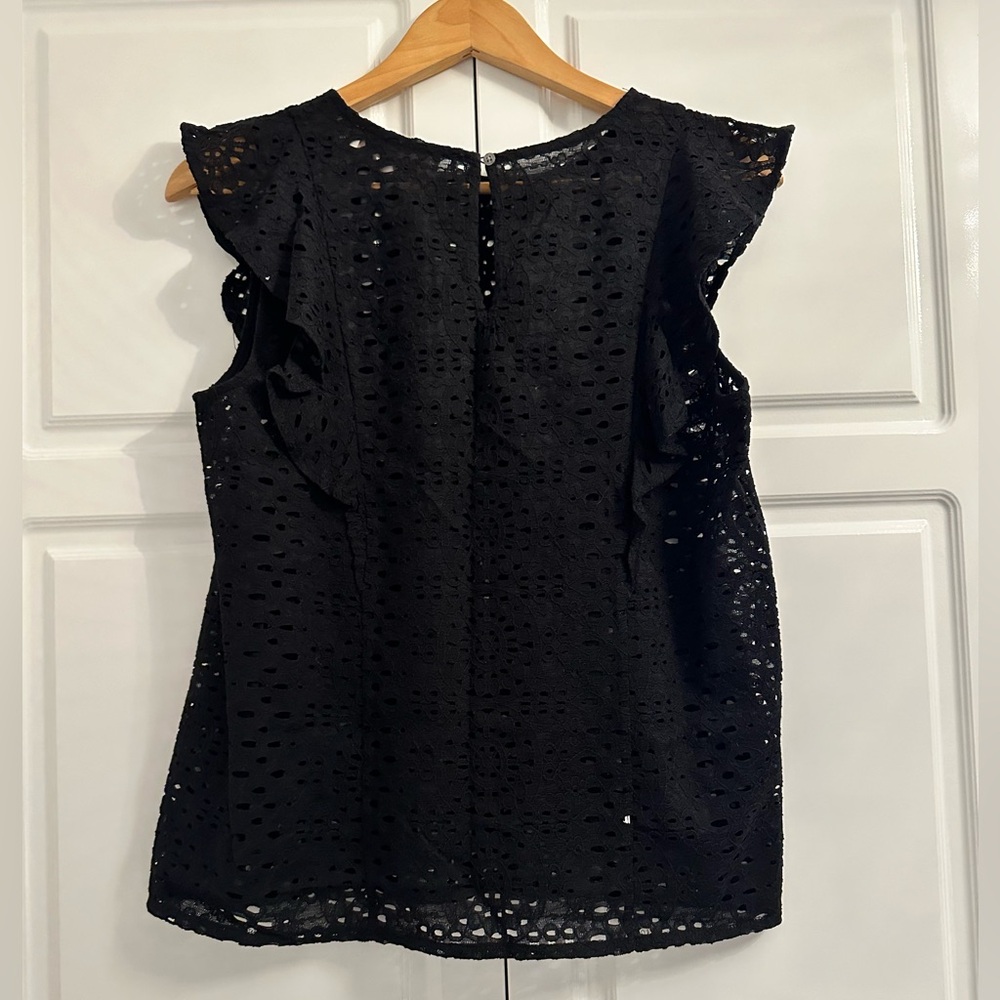 Loft Sheer Black Top